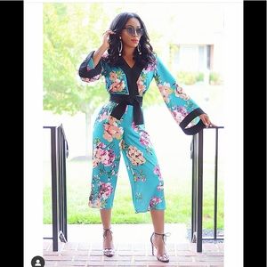 Jade Kimono Jumpsuit